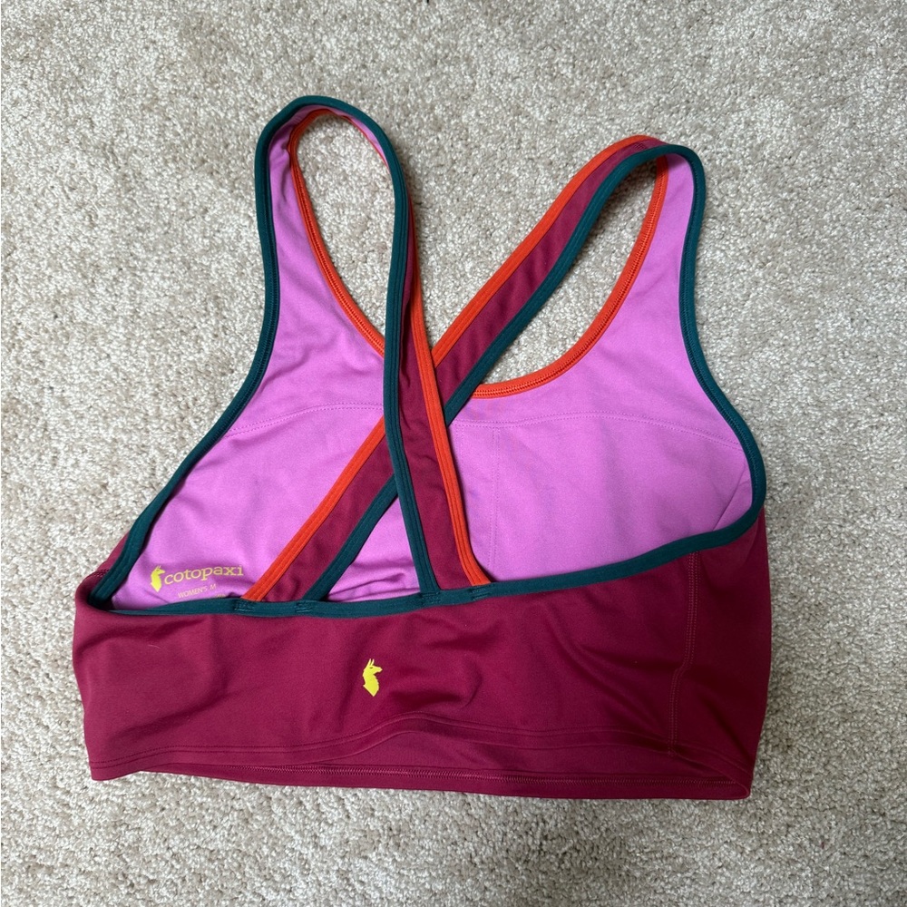 Colorful Racerback Sports Bra - Picture 2 of 3